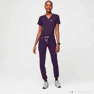 Figs Zamora Jogger Purple Jam Scrub Pant